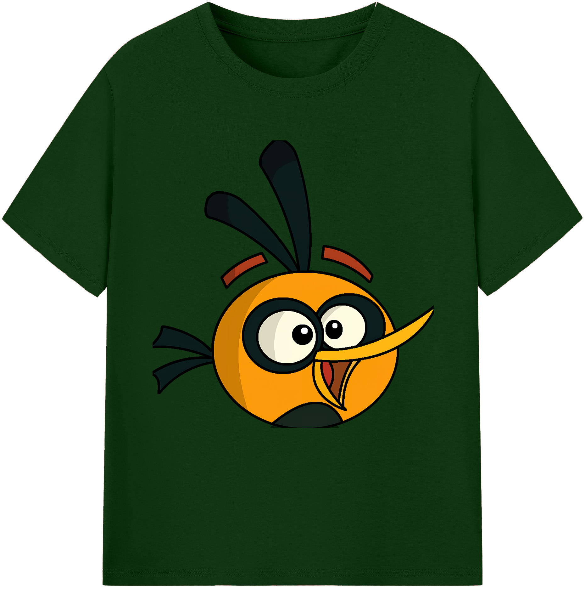 （画像用） Angry Birds アングリーバード 綿100％半袖Tシャツ（フロントプリント）